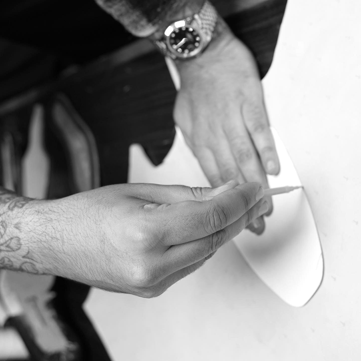 noirtide shoes making