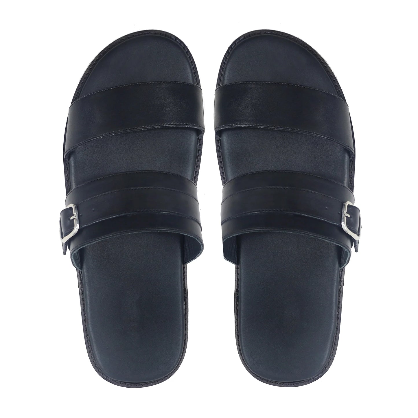 men leather slippers