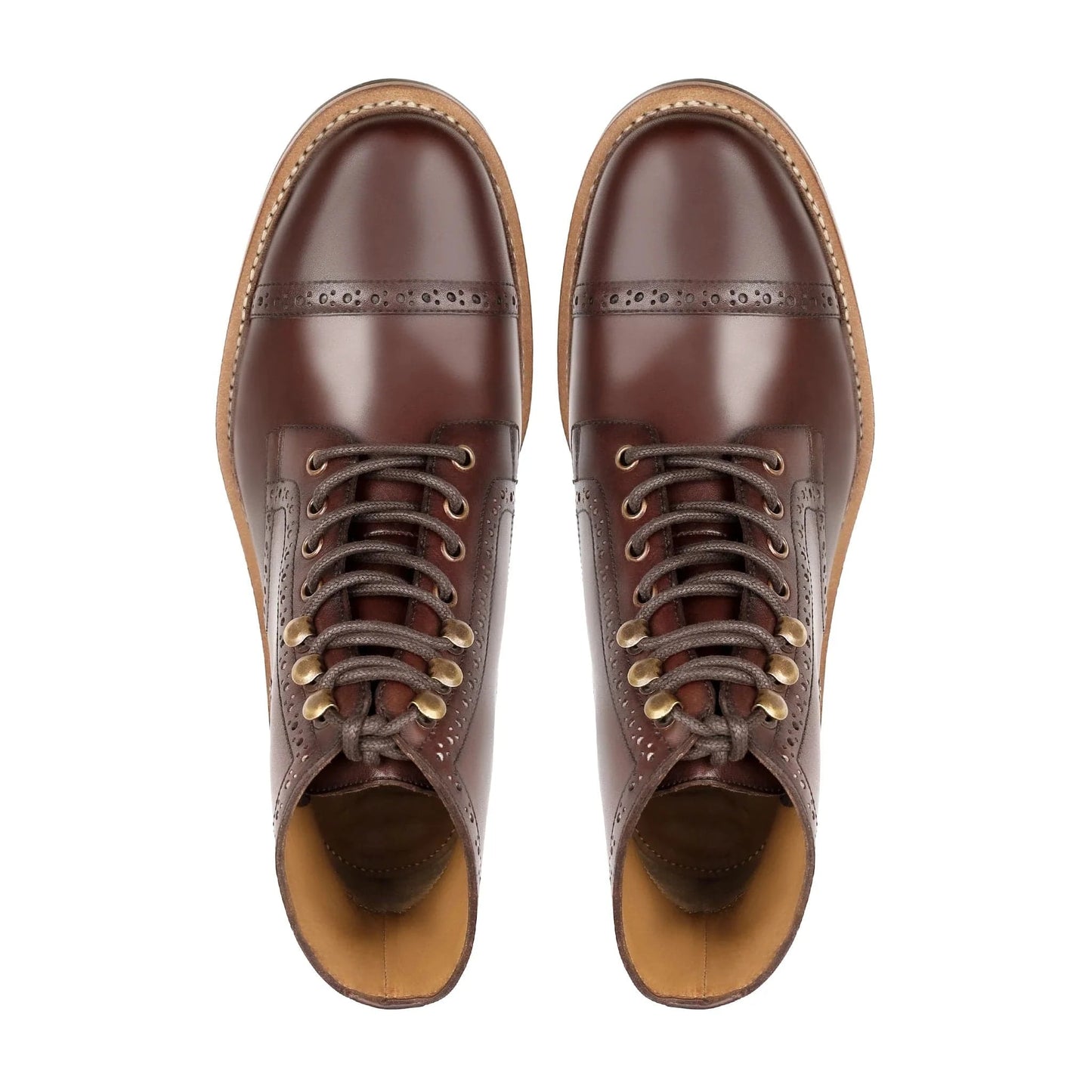 noirtide Bespoke Men's Dark Brown Calf Leather Boot - Goodyear Welted