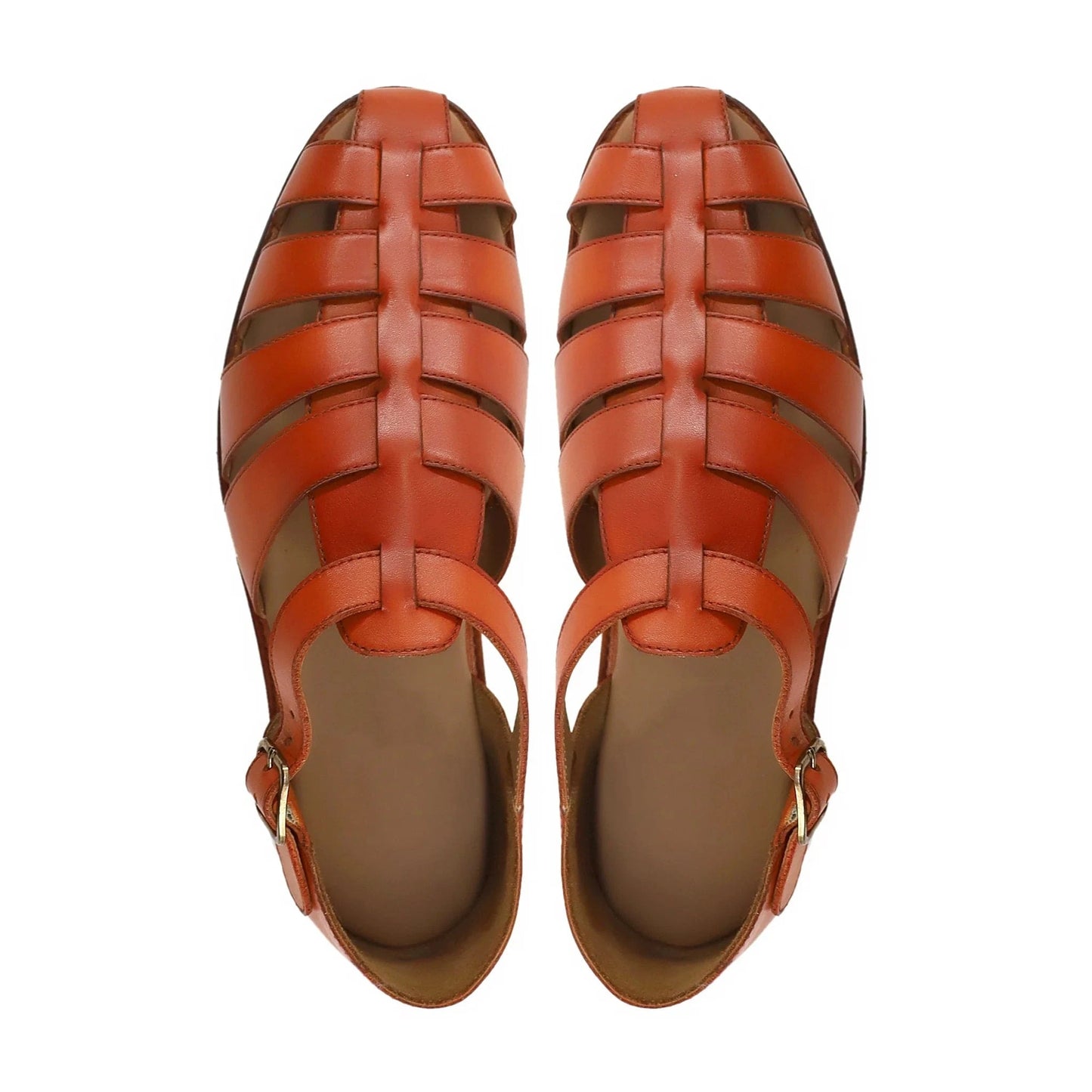 Noirtide Brown Leather Men Sandal