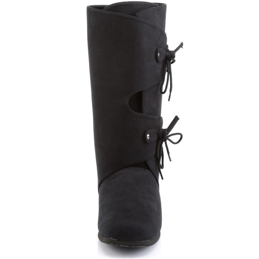 noirtide Custom-Made Dual Strap Renaissance Pull On Ankle Boots