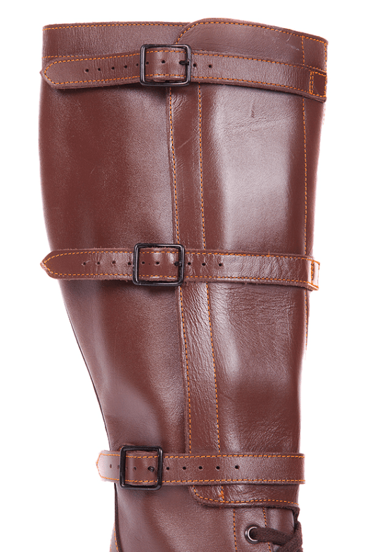 noirtide Custom-Made Fury US Cavalry 3-Buckle Boots