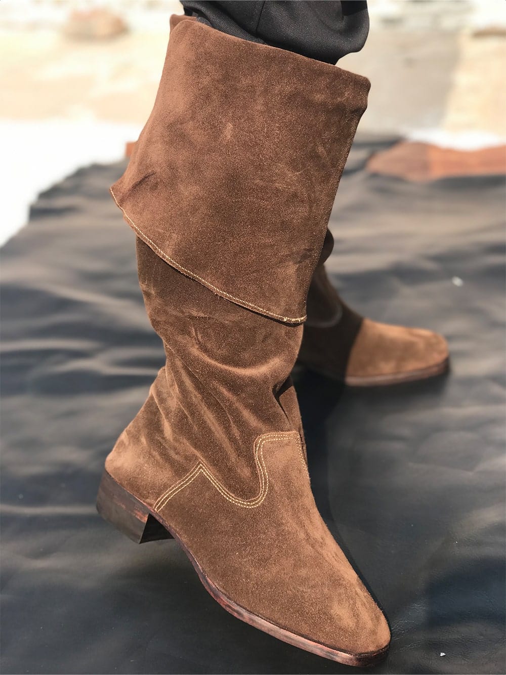 noirtide Custom-Made Jack Sparrow Boots