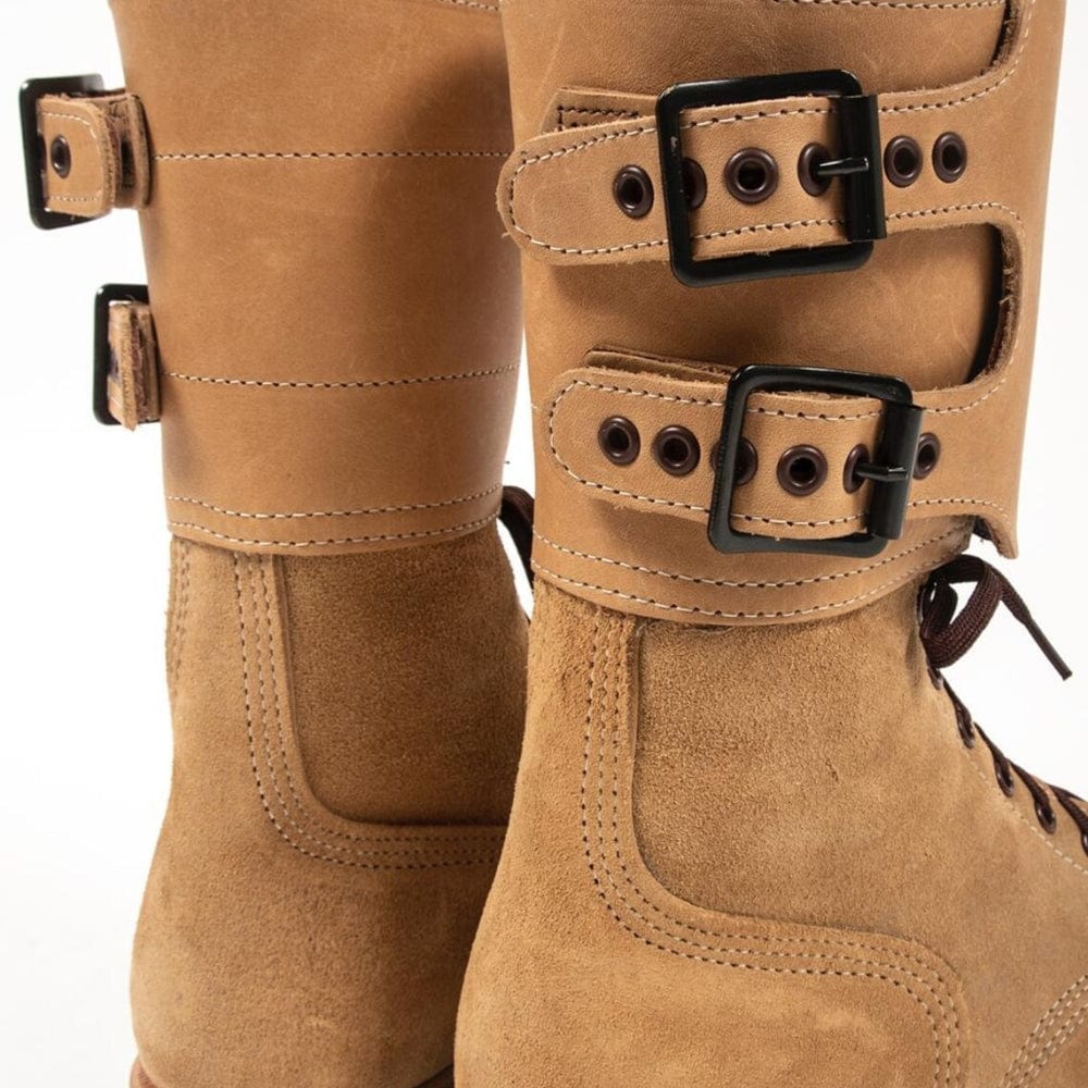 noirtide Customize Vintage Double Buckle Boots