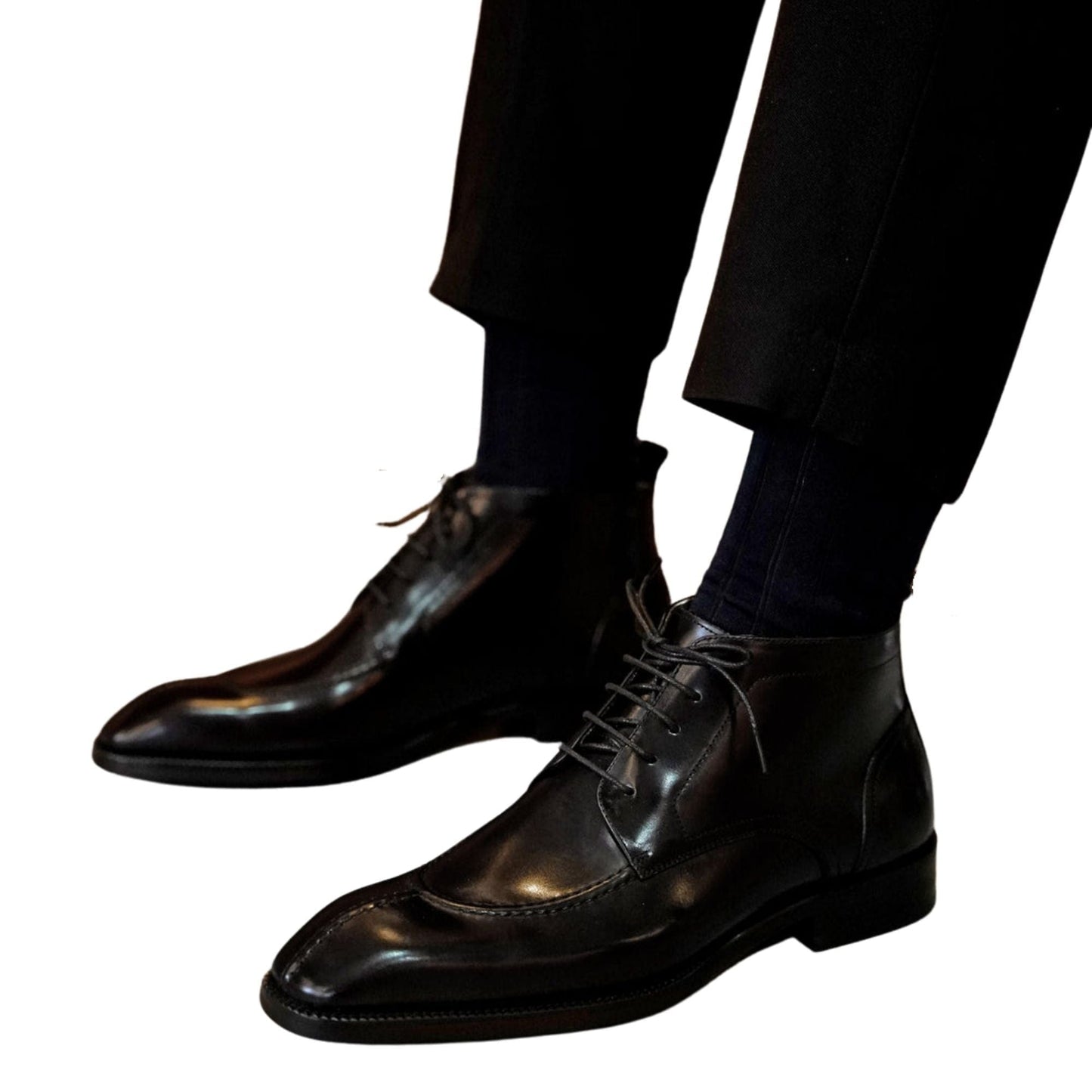 noirtide Handmade Custom Men's Calf Leather Boot