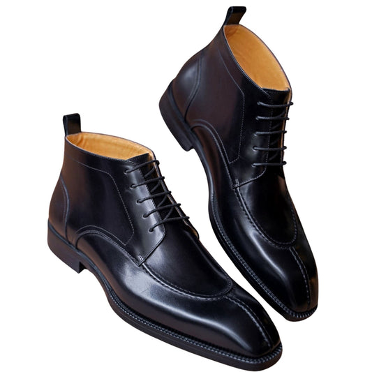 noirtide Handmade Custom Men's Calf Leather Boot