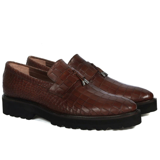 noirtide Handmade Custom Men's Chunky Loafers