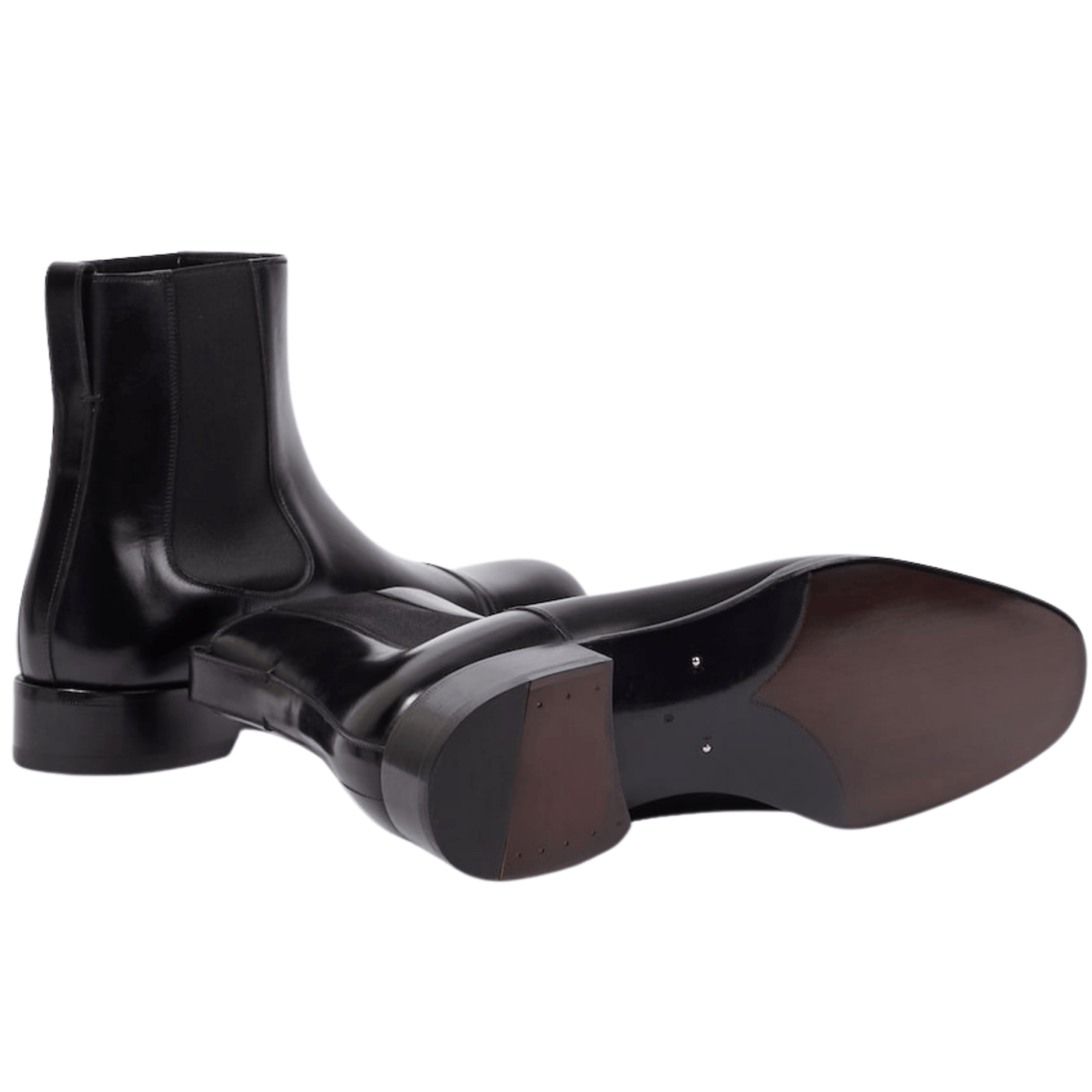 noirtide Handmade Customisable Black Leather Chelsea Boots For Men