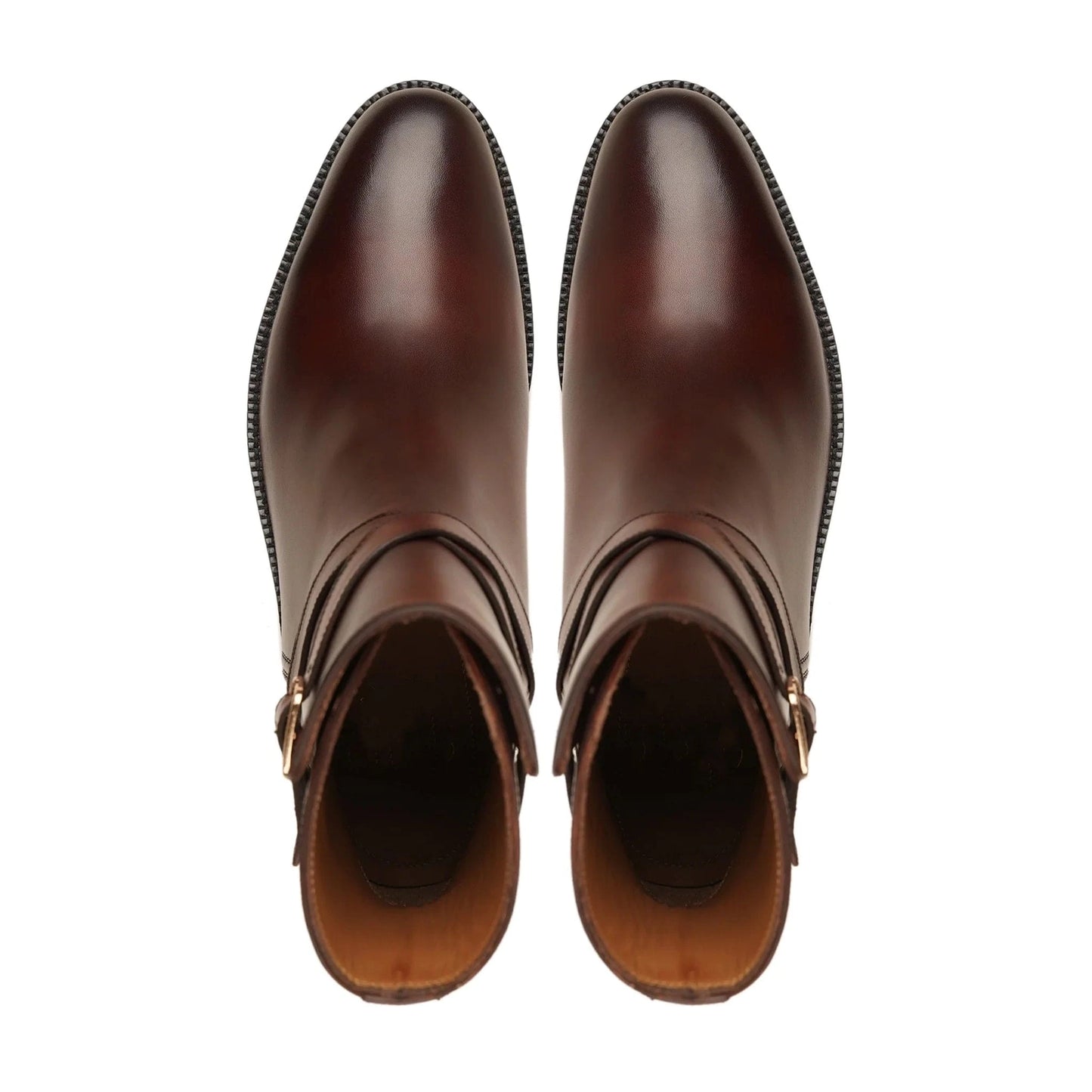 noirtide Oxblood Patina Calf Leather Jodhpur Boot For Men