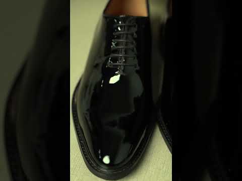 patent leather men shoes