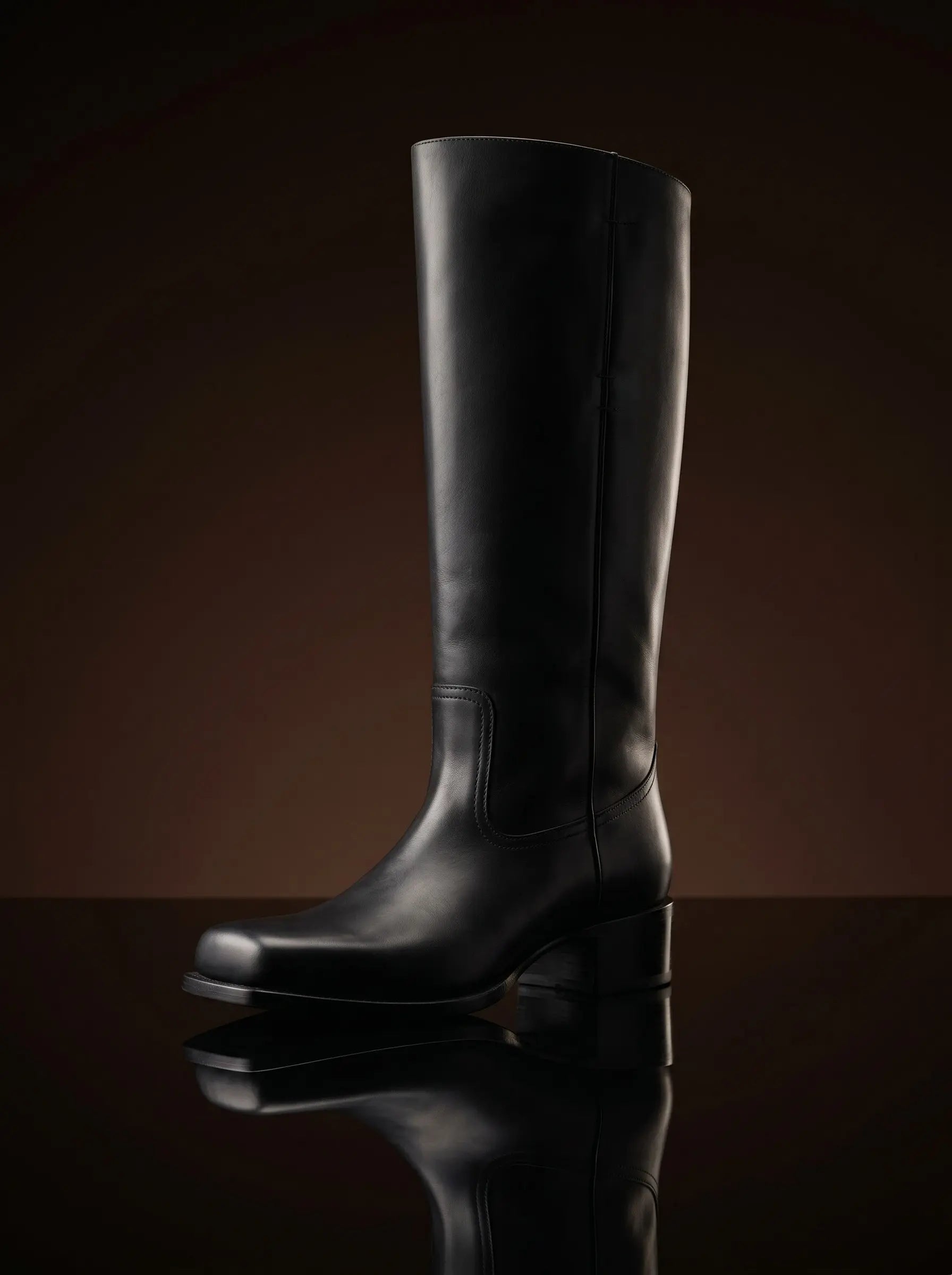 Black genuine leather WWII ammunition boots — bespoke M1940 pattern British Army reenactment boots by Noirtide