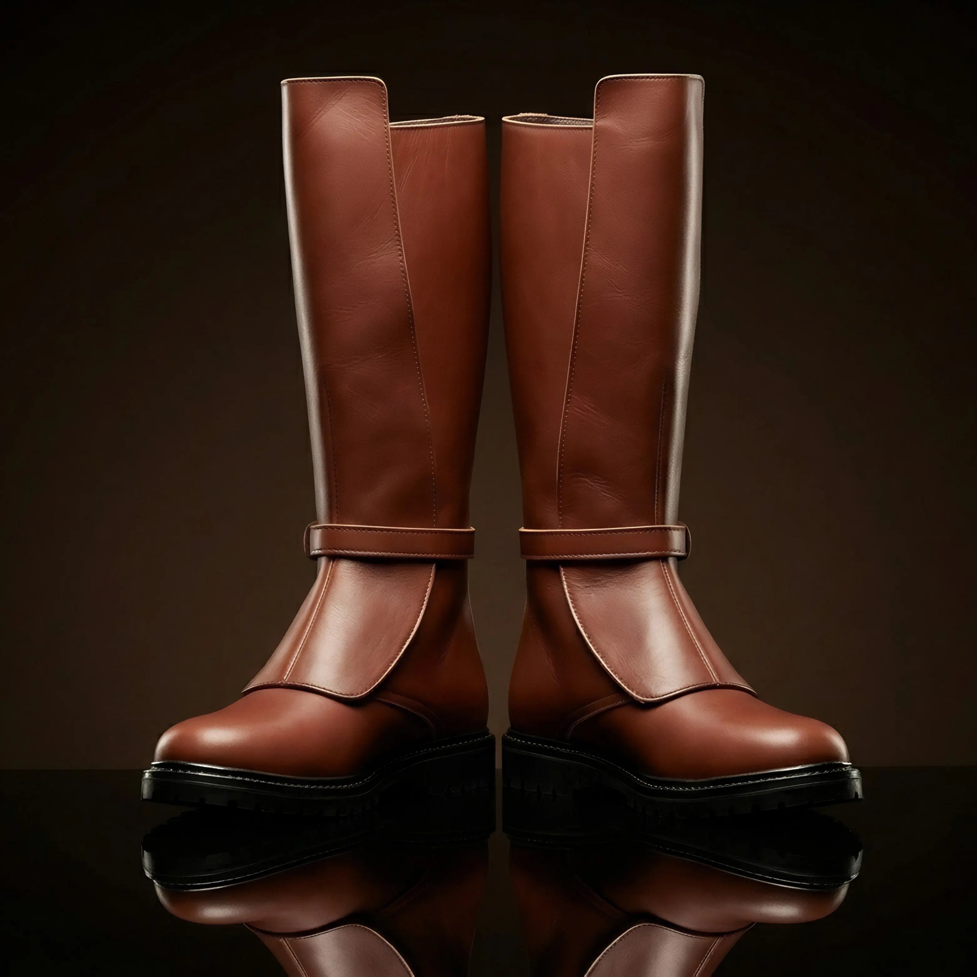 Obi-Wan Kenobi Star Wars cosplay boots — handmade by NOIRTIDE