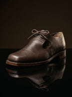 Open Latchet Shoes - Square Toe