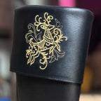 Custom-Made, Genuine Leather Personalised Embroidered Santa Claus Boots – Your Design