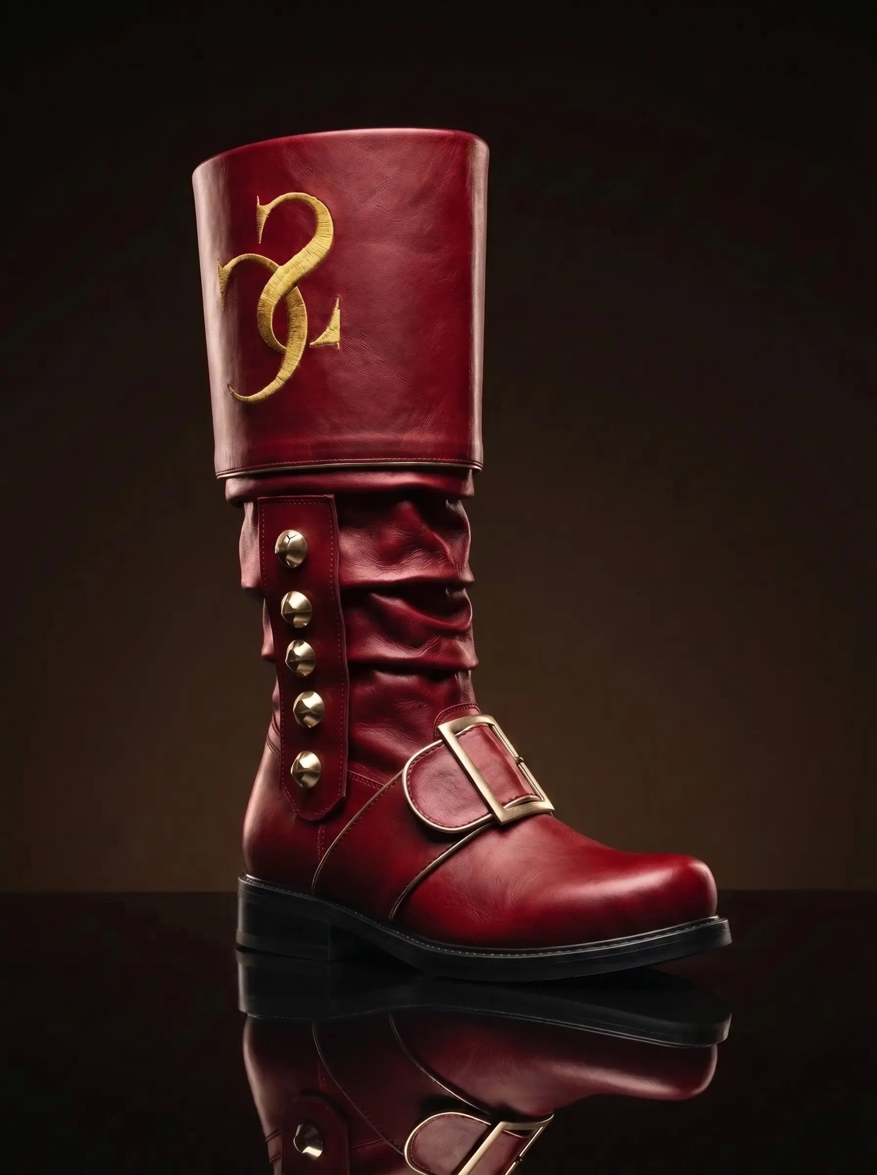Embroidery Santa Claus Boots