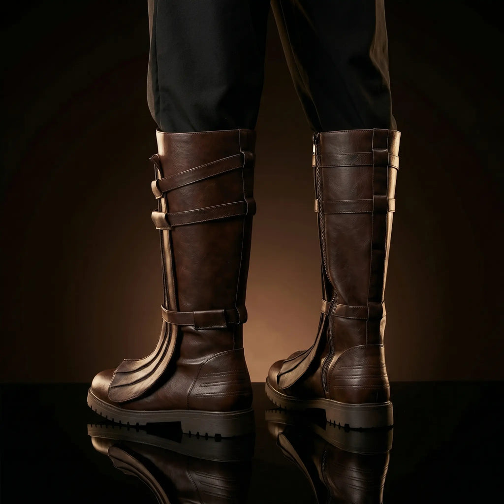 Sole detail on custom Anakin Skywalker Star Wars boots