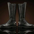 Shaft detail on handmade Batman Returns cosplay boots by NOIRTIDE