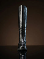 Front view of NOIRTIDE custom Batman Returns cosplay boots