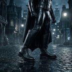 Pair of custom Batman Returns cosplay boots by NOIRTIDE