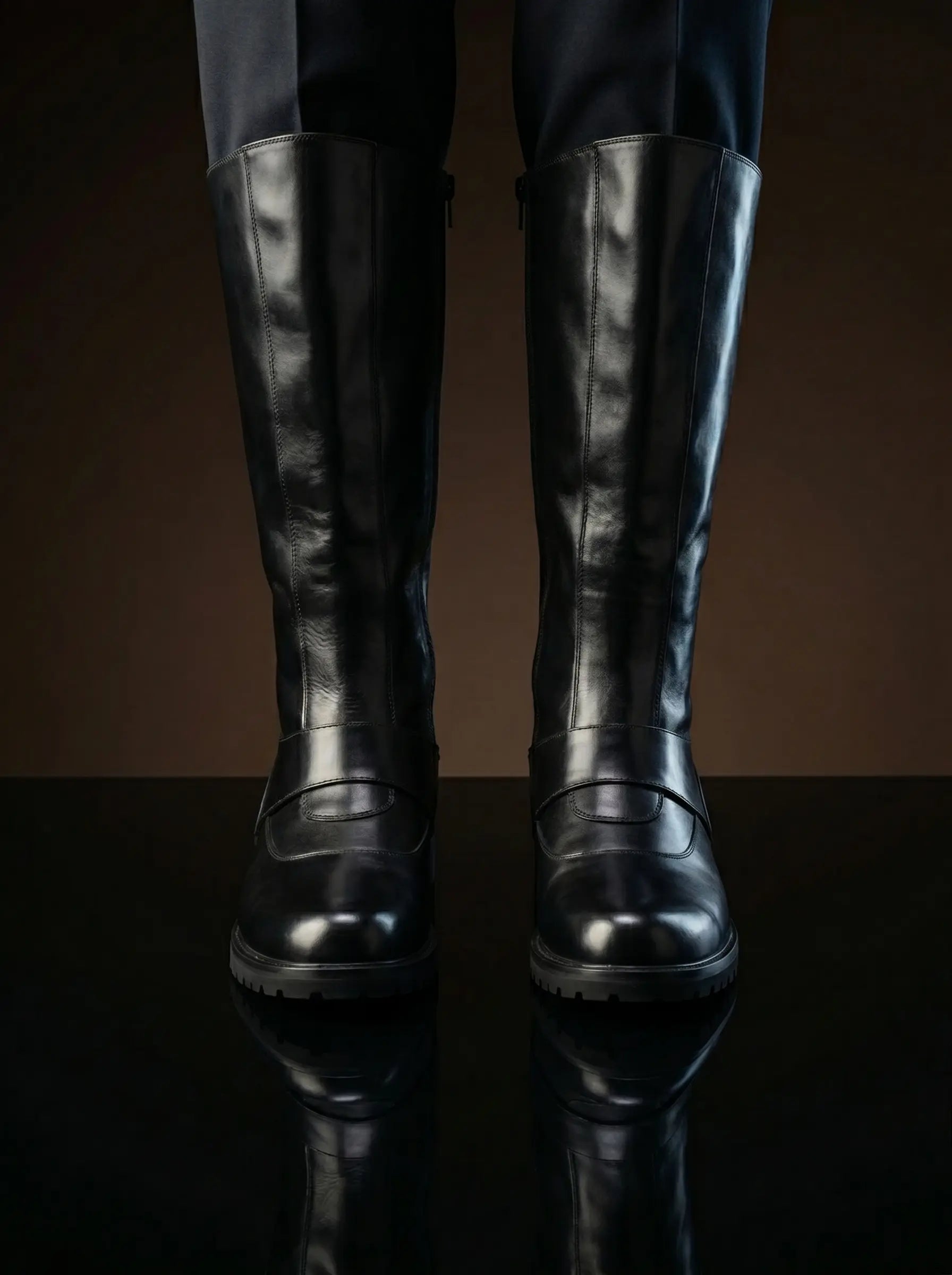 Pair of custom Batman Returns cosplay boots by NOIRTIDE