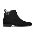noirtide Bespoke Black Kid Suede Men Jodhpur Boot