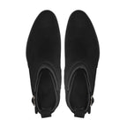 noirtide Bespoke Black Kid Suede Men Jodhpur Boot