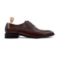 noirtide Bespoke Brown Leather Oxford Men Shoes
