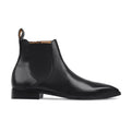 noirtide Bespoke Calf Leather Black Chelsea Boots For Men