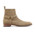 noirtide Bespoke Camel Kid Suede Men Jodhpur Boot
