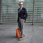 Noirtide Bespoke Camel Suede Loafers For Men