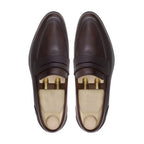 Noirtide Bespoke Dark Brown Penny Loafer for Men