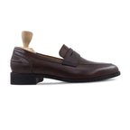 Noirtide Bespoke Dark Brown Penny Loafer for Men