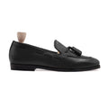 Noirtide Bespoke Men’s Black Calf Leather Tassel Loafer