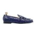 Noirtide Bespoke Men's Crocodile Pattern Leather Loafer