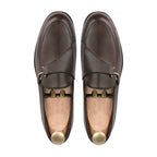 Noirtide Bespoke Men’s Dark Brown Calf Leather Loafer