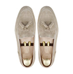 Noirtide Bespoke Men's Suede Leather Beige Loafer
