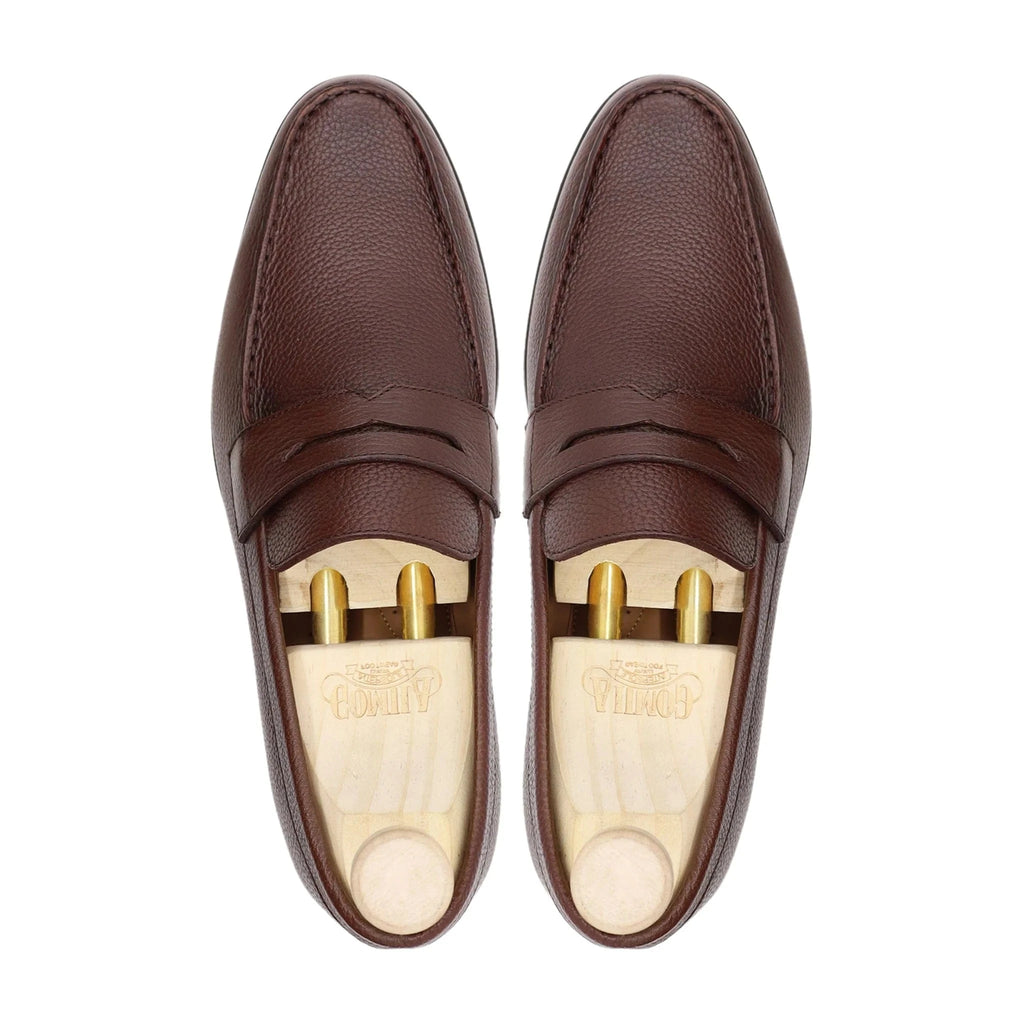 Noirtide Bespoke Men's Suede Leather Brown Loafer