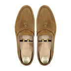 Noirtide Bespoke Men's Suede Leather Camel Loafer