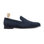 Noirtide Bespoke Men's Suede Leather Navy Loafer