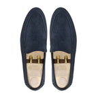 Noirtide Bespoke Men's Suede Leather Navy Loafer