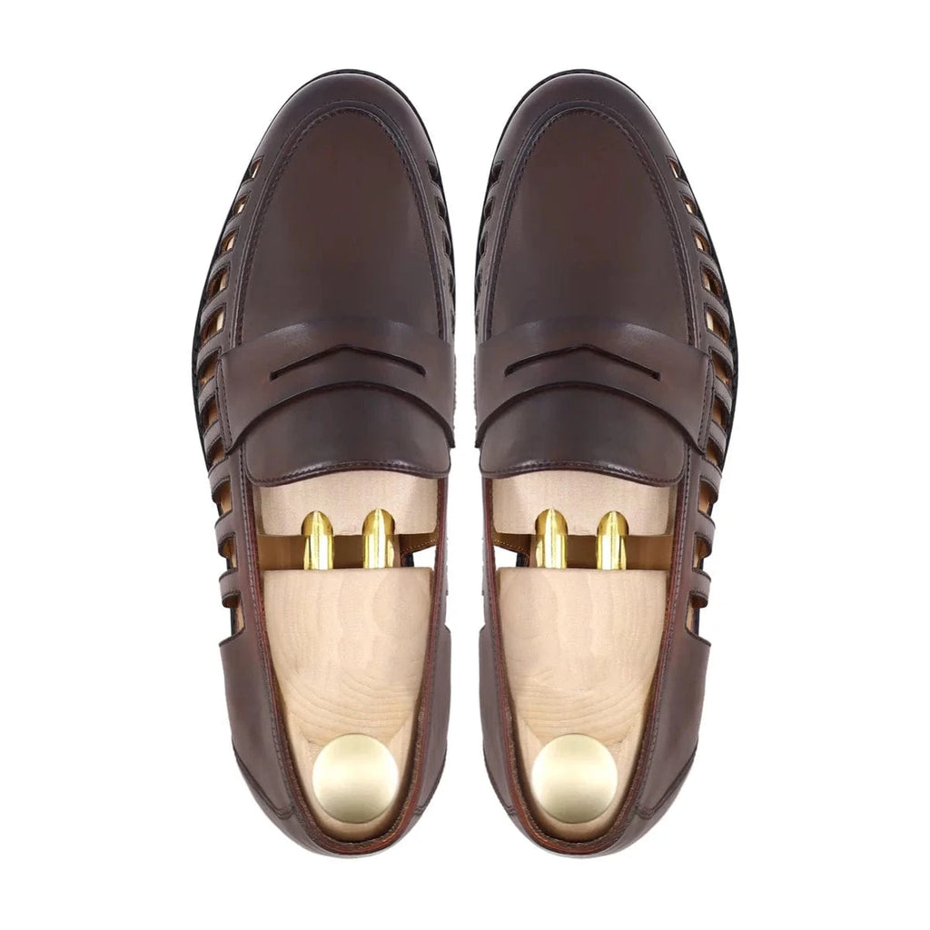 Noirtide Bespoke Mens Leather Loafers