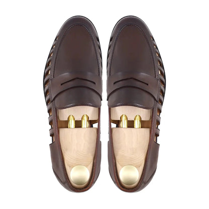 Noirtide Bespoke Mens Leather Loafers
