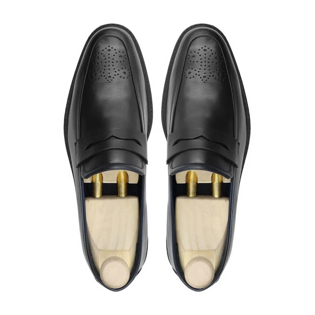 Noirtide Bespoke Mens Leather Loafers