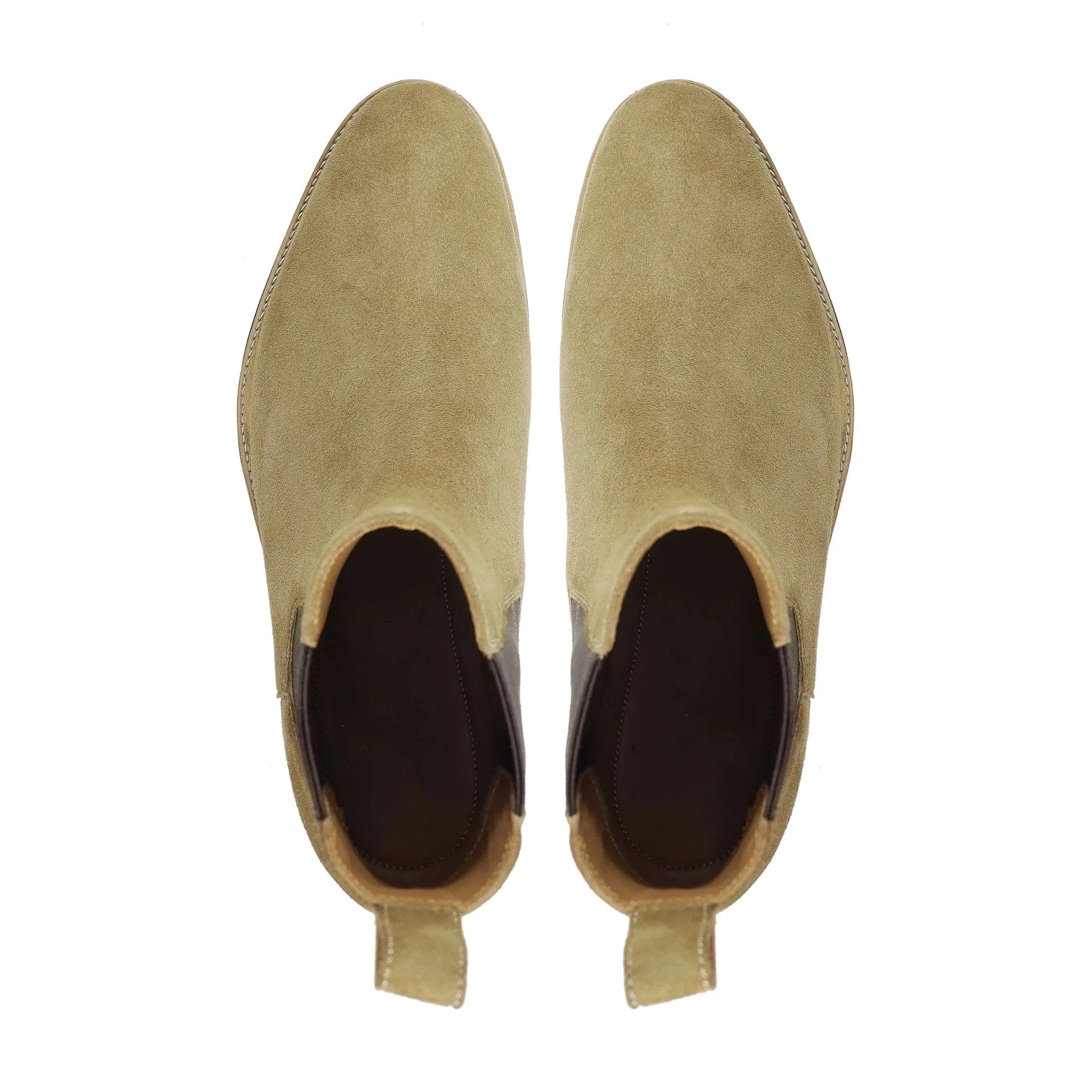 noirtide Bespoke Suede Leather Chelsea Boots For Men