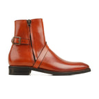 noirtide Brown Calf Leather Men Jodhpur Boot