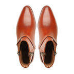 noirtide Brown Calf Leather Men Jodhpur Boot