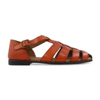 Noirtide Brown Leather Men Sandal