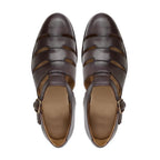 Noirtide Brown Leather Mens Sandal