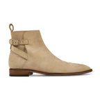 noirtide Camel Kid Suede Men Jodhpur Boot