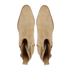 noirtide Camel Kid Suede Men Jodhpur Boot